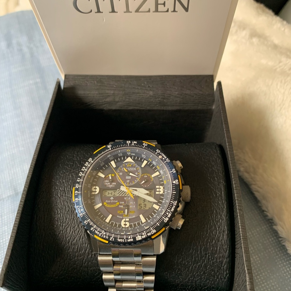 Men’s Citizen Eco-Drive Blue Angels Promaster Skyhawk A-T Watch
